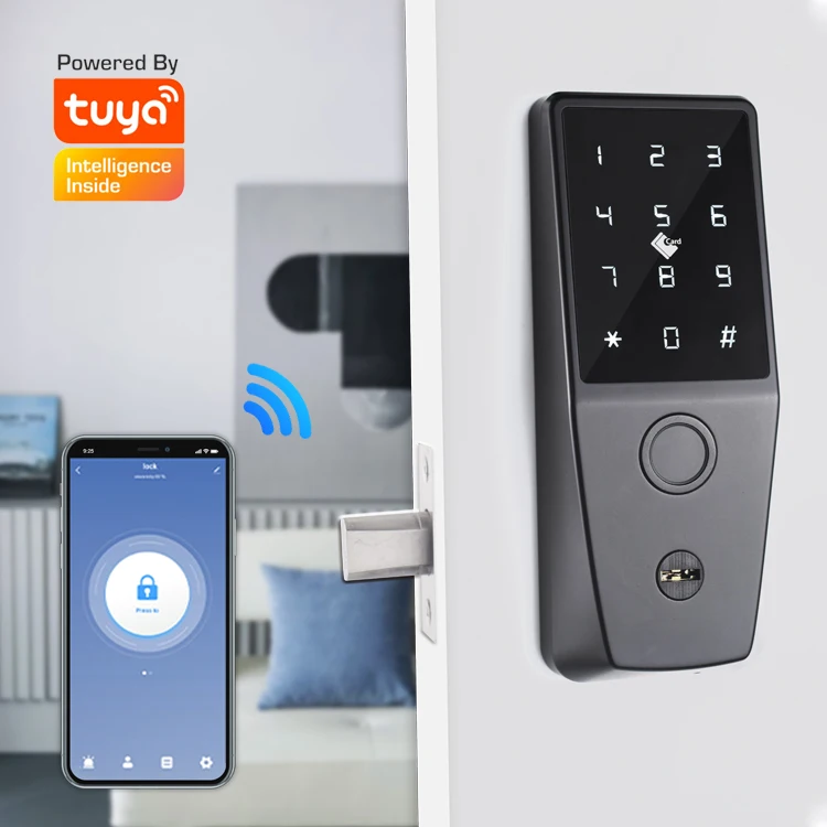 Умный электронный Wi-Fi биометрический дверной замок с отпечатком пальца
