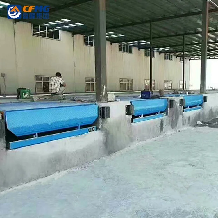 Stationary dock leveler for logistics park  exquisite container load ramp hydraulic ramp lift