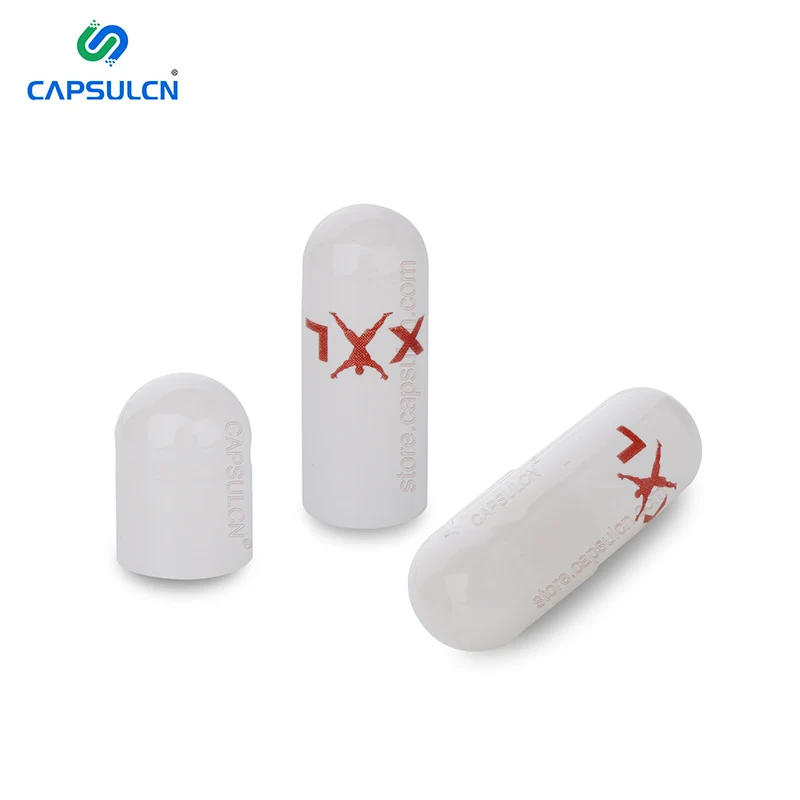 CapsulCN Can Be Printed Gelatin 100 Pcs/Bag Vacant Capsule Clear Color Support Customization Discounts on Bulk Orders