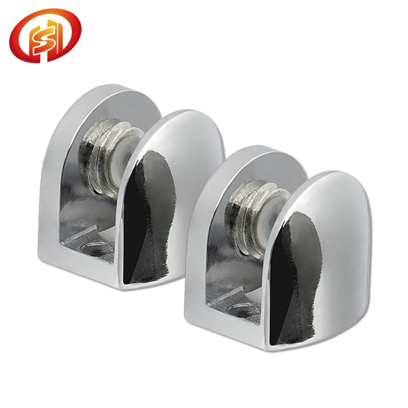 Glass Clip balustrade tube mounting zinc alloy round glass clamp