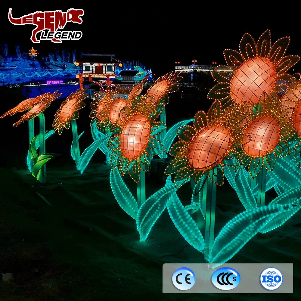 Hanging outdoor garden silk vietnam lantern for decoration