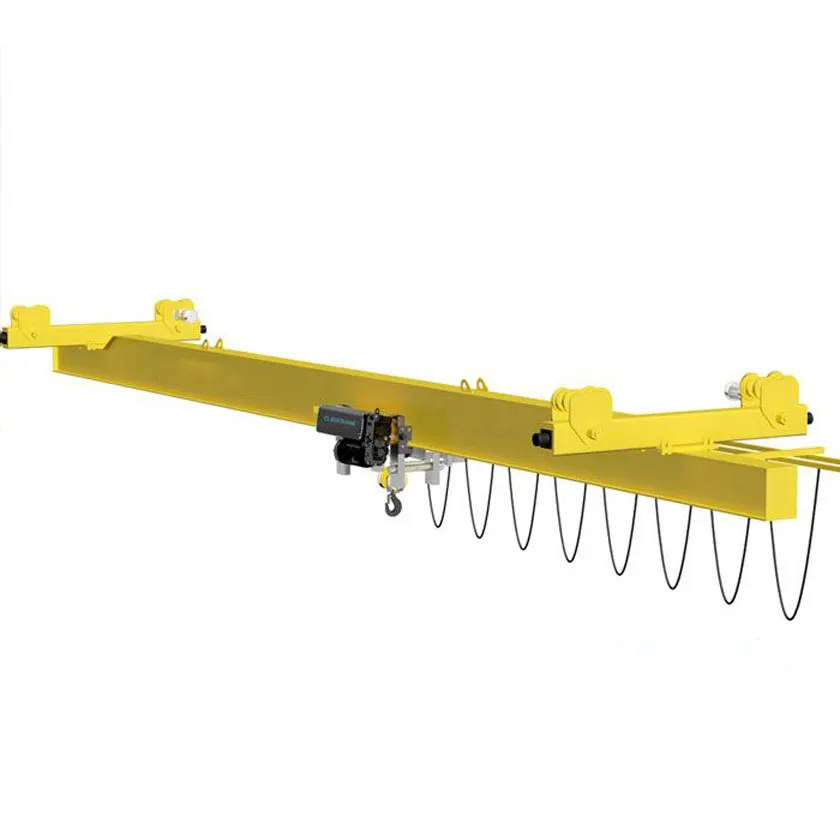 
China crane manufacturer supply electric single beam suspension crane electric hoist 