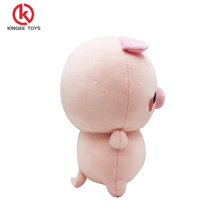 Customised EN71 REACH Plush Pig Toy Soft Fabric Cartoon Animal Doll Custom Stuffed Animal Toys