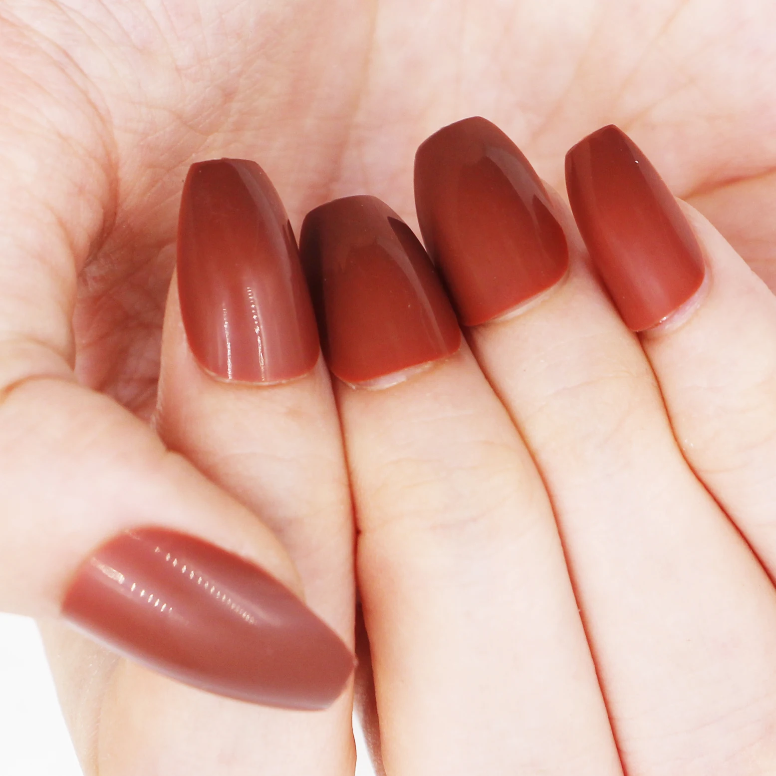 
Long Full Nail Tips Natural Nail Tips Press On Gel Nails 