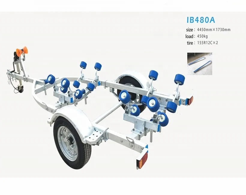 2023 new boat trailer parts boat trailer  roller boat trailer