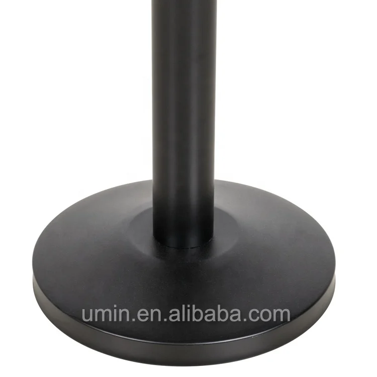 Single Belt Metal Retractable Barricade Stand