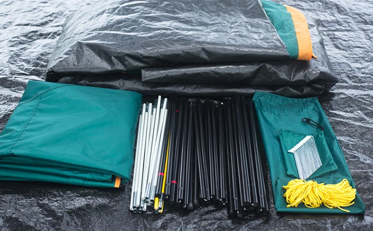 8/9/10/11/12 people Luxury Outdoor Big Family Travel Hiking Double Layer Automic Folding 4 Season Camping Tent