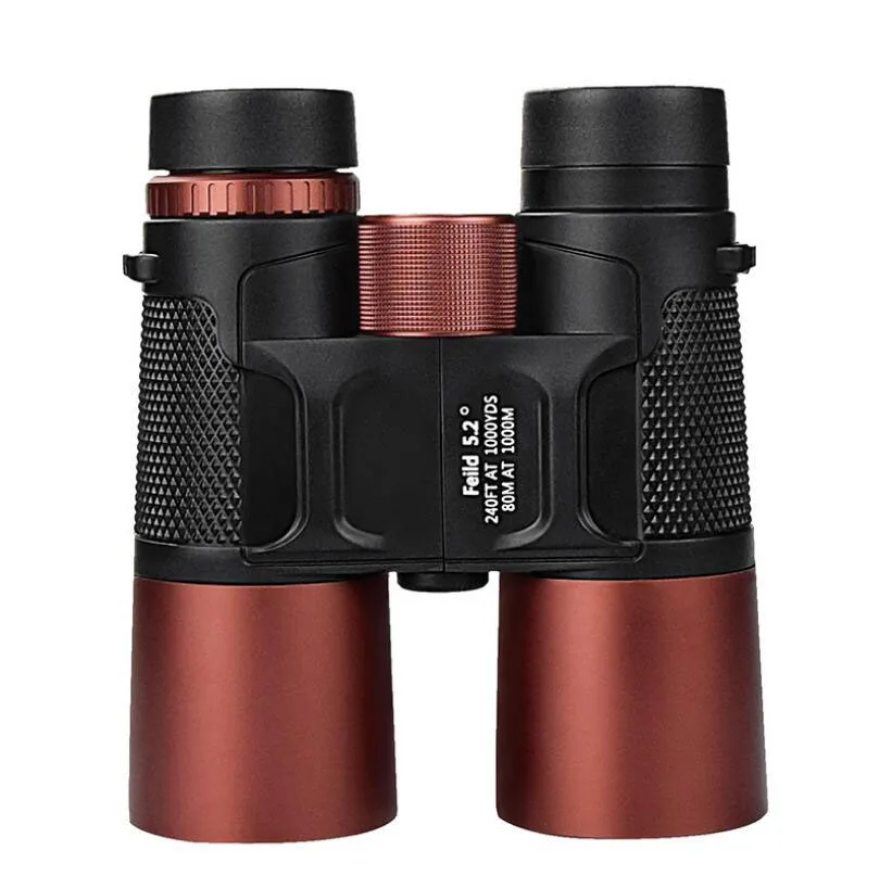 12X42 high magnification high-definition metal binoculars low-light night vision large objective telescope