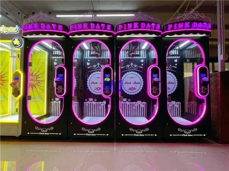 GOOD PROFIT Prize Vending Machine Sale Prize Vending Toy Machine Coin Operated Pink Date Key Point Prize Vending Machine