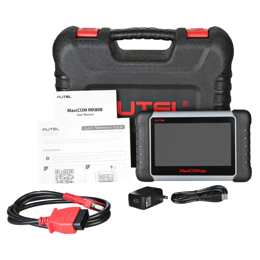 Autel MaxiCOM MK808 MX808 OBD OBDII диагностический инструмент OBD2 сканер полная система диагностический инструмент сканер Autel сканер автомобильный