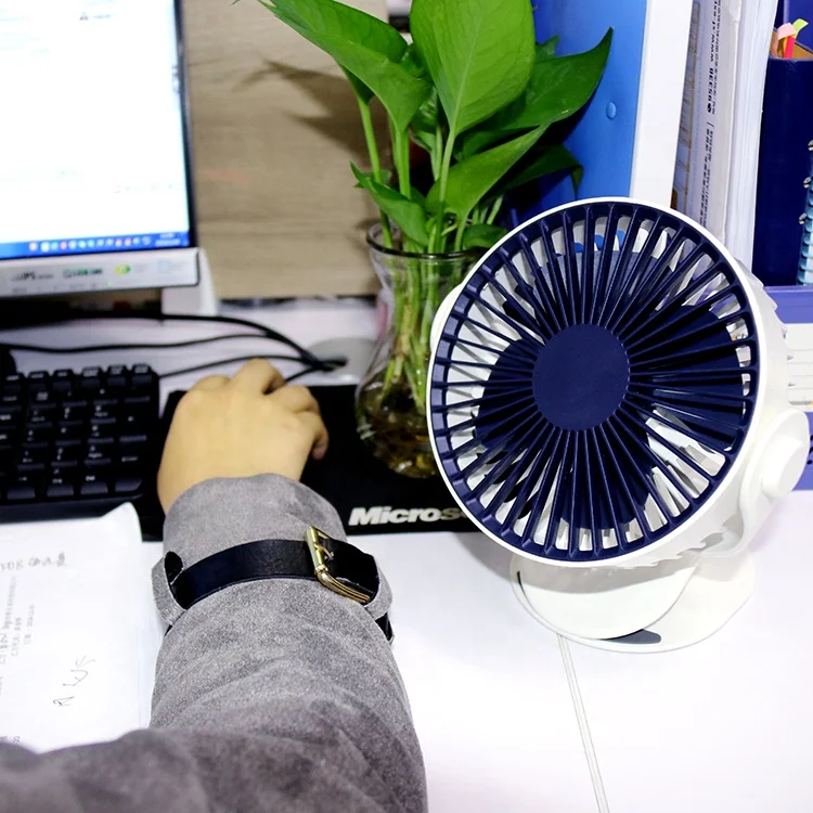 2020 Newest Portable 360 Degree Rotatable Mini Usb Tabletop Fan Bedroom HouseholdSmall Electric Clip Fan