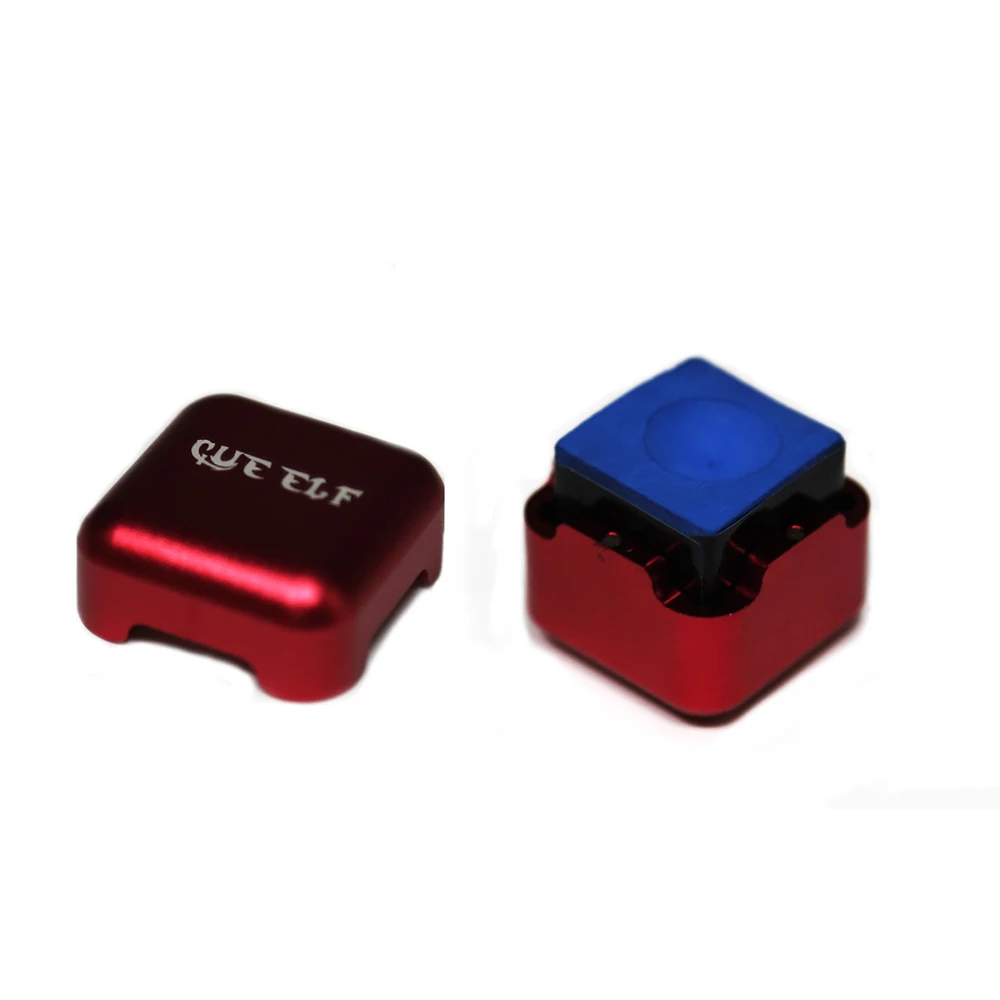 Xmlinco Factory Wholesale Selling Portable Red Billiard Pool Chalk Holder With Magnetic Can Customize Logo