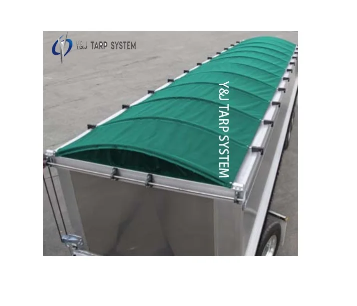 AU на рынке по индивидуальному заказу раздвижные лук, обвивающее передней к задней части системы брезента для Самосвальный кузов