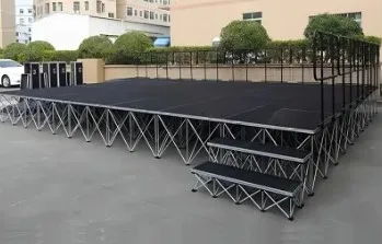 Aluminum Staging Rental System Portable Stage Platform Podium Outdoor  For Concert Events