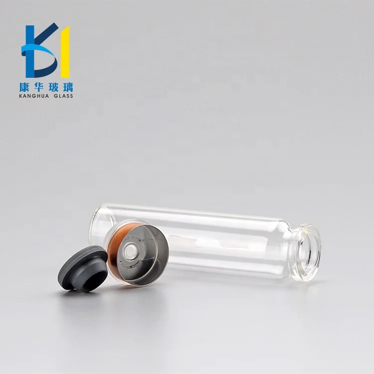 
5ml 10ml Empty Mini Pharmacy Butyl Rubber Stoppers Caps Glass Bottle Sterile Vials Botox Injectable Bottle 