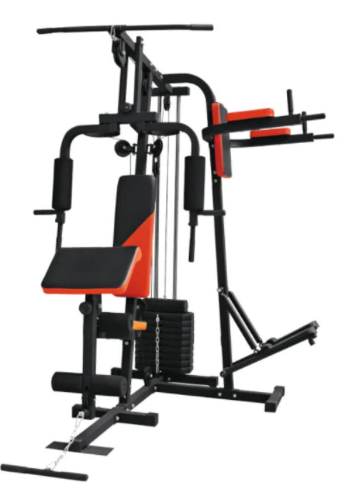 factory price gym home exercise training set fitness equipment pull up bar mutli function station with stepper