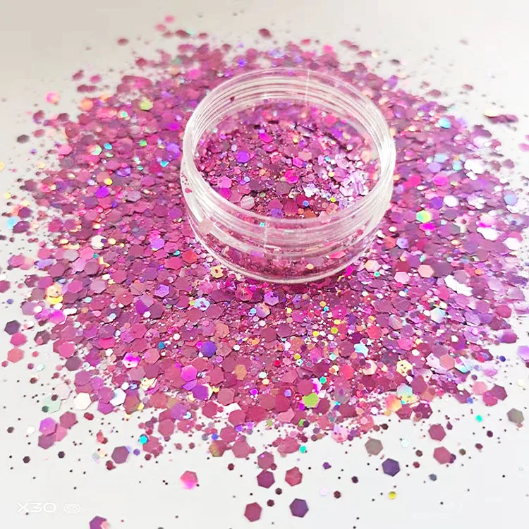 Wholesale Polyester Bulk Craft chunky glitter