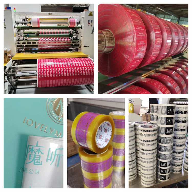 Hot sales Packaging Box Adhesive Logo Fragile Packing Tape for Sealing Custom Logo Transparent Waterproof Acrylic Adhesive Tape