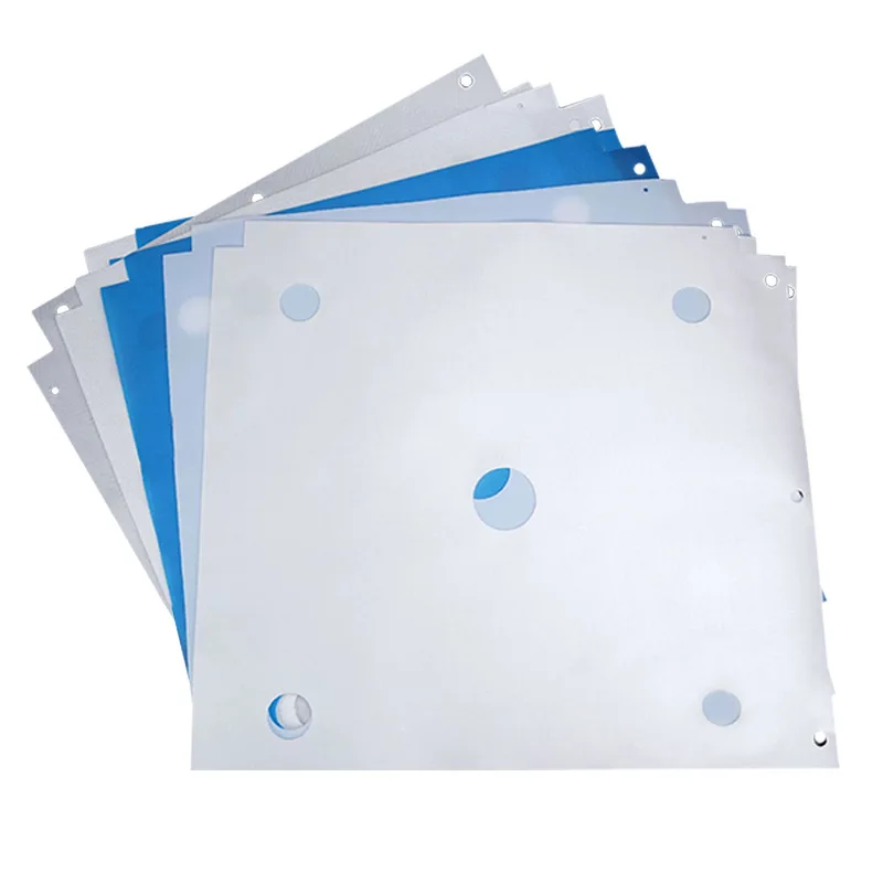 Manufacture good quality mud slurry pp filter press cloth rubber barrel neck filter press cloth