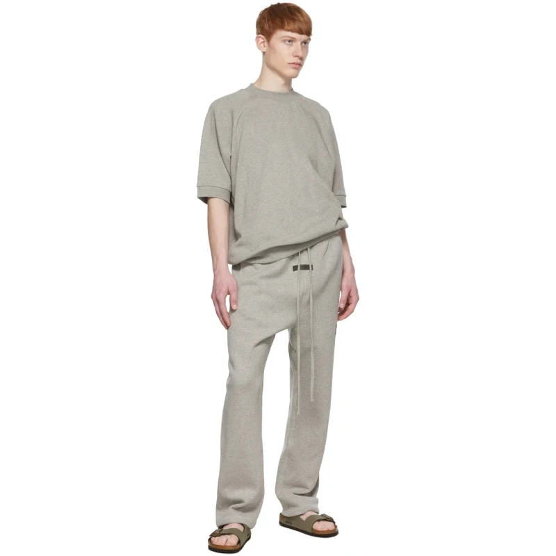 Wholesale Thick French Terry Fabric Short Sleeve Blank Casual T Shirt Men