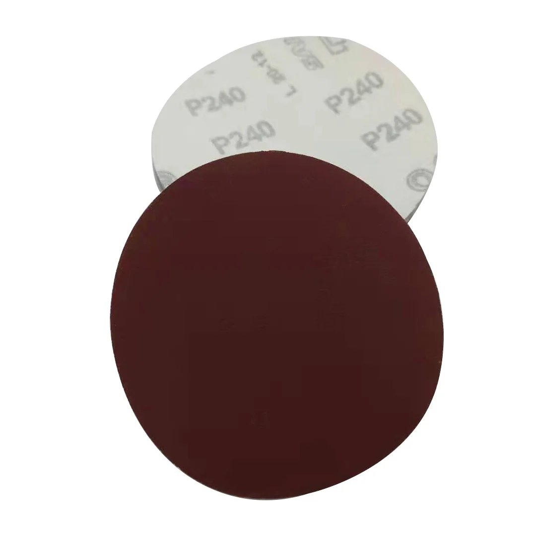 China Manufacturer custom silicon carbide sanding discs with hook and loop backing grit 60--2000
