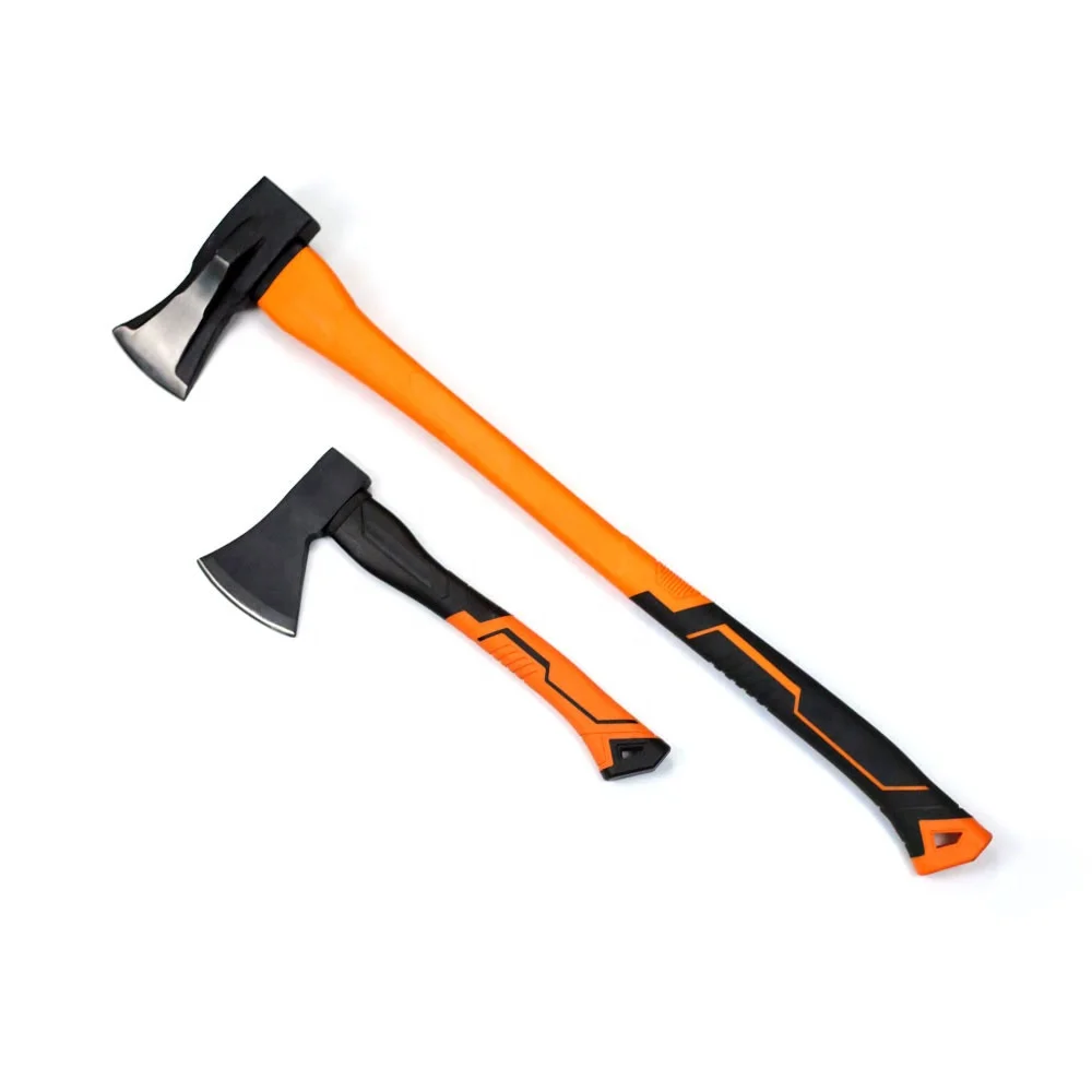 A613 type axes with new design double color plastic-coating fiberglass handle