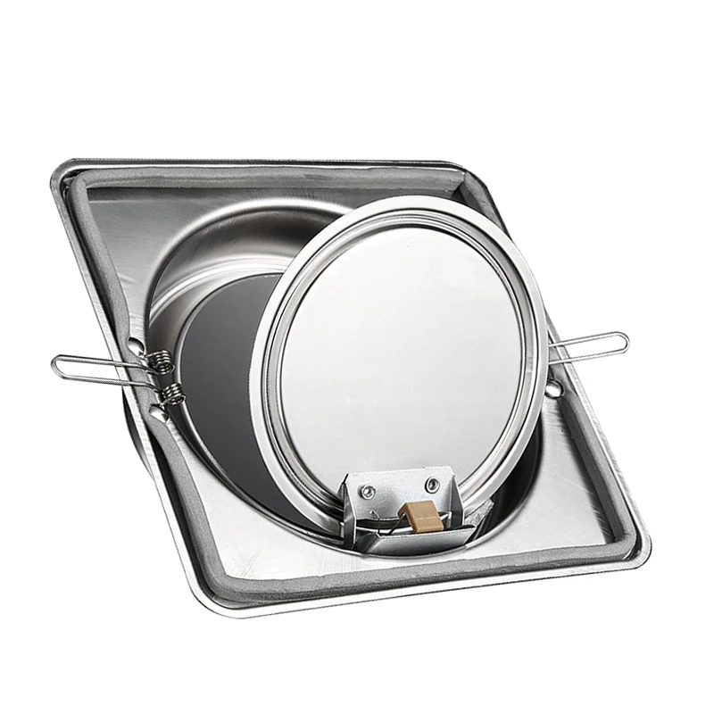 Strength to manufacture lightweight stainless steel 304 kitchen fire prevention Smoke-proof Bathroom Flue Check Valve