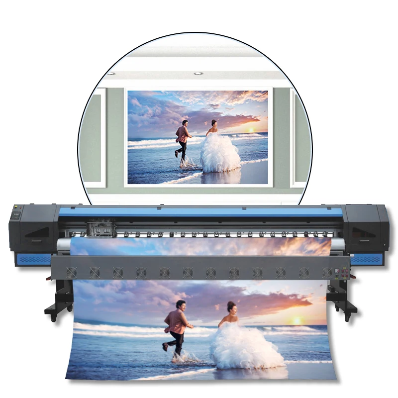 JADE JD5S Solvent Printer 3200mm Fit For Konica 512I Printhead High Speed Inkjet Printers Professional  Outdoor Advertisement