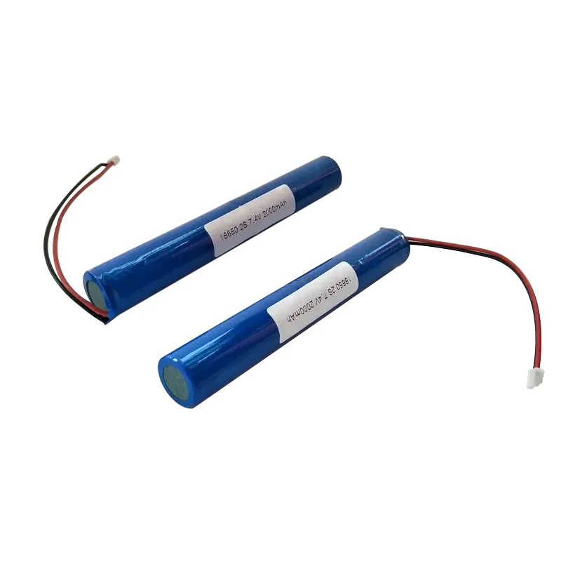 Li-ion batterie 7.4V 2 Amp 18650 lithium-ion battery pack 7.4v 2000mah 2200mah 2600mah 3400mah 5000mah 2s1p For Satellite Finder