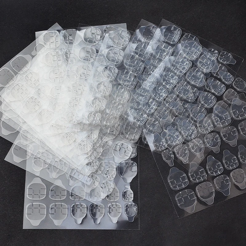 Wholesale Double Sides Nail Glue Sticker Fingernails Jelly Gel Tape Adhesive Tabs For Nails