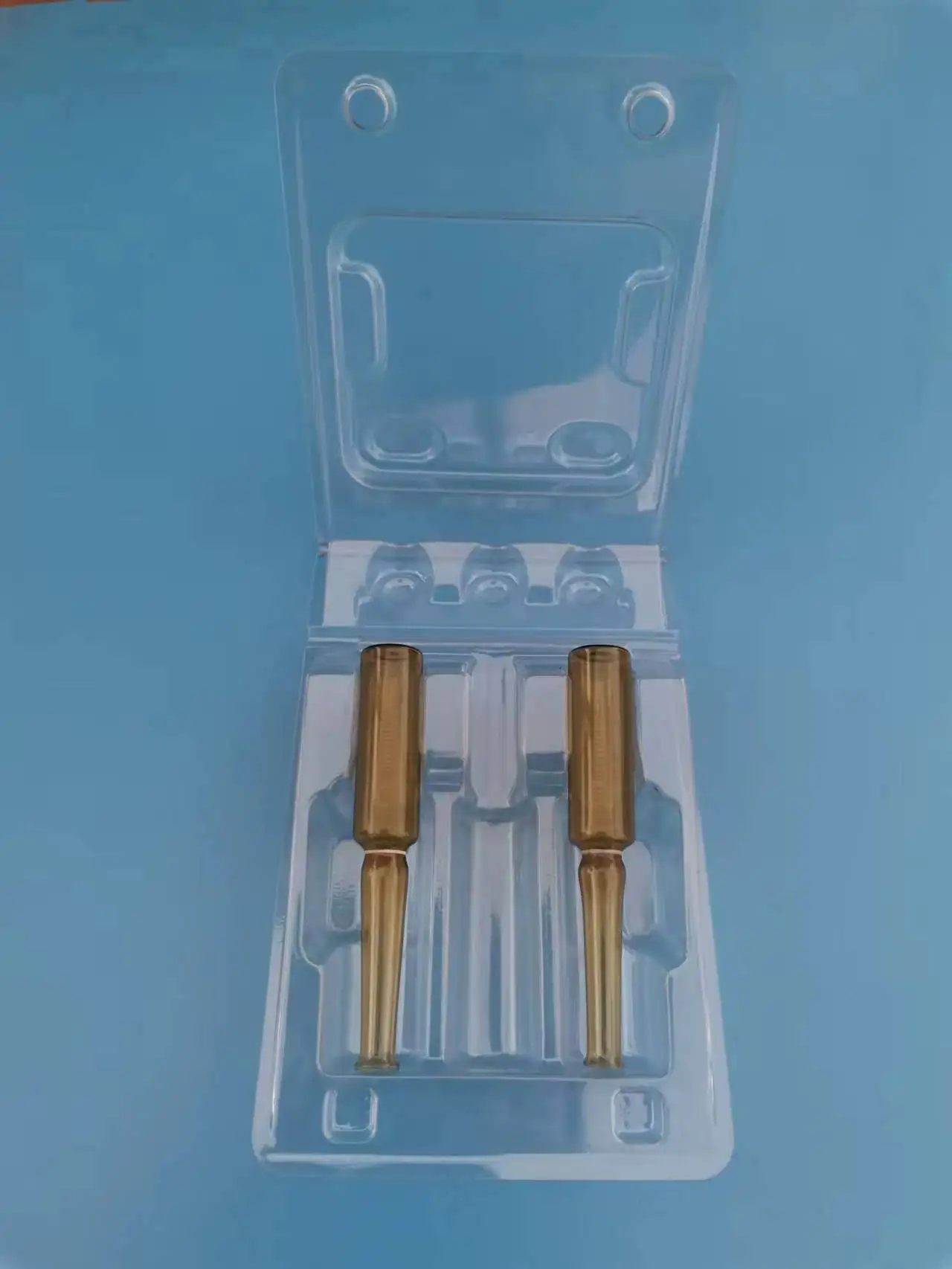 Disposable Vial Box with Embossing Plastic Material