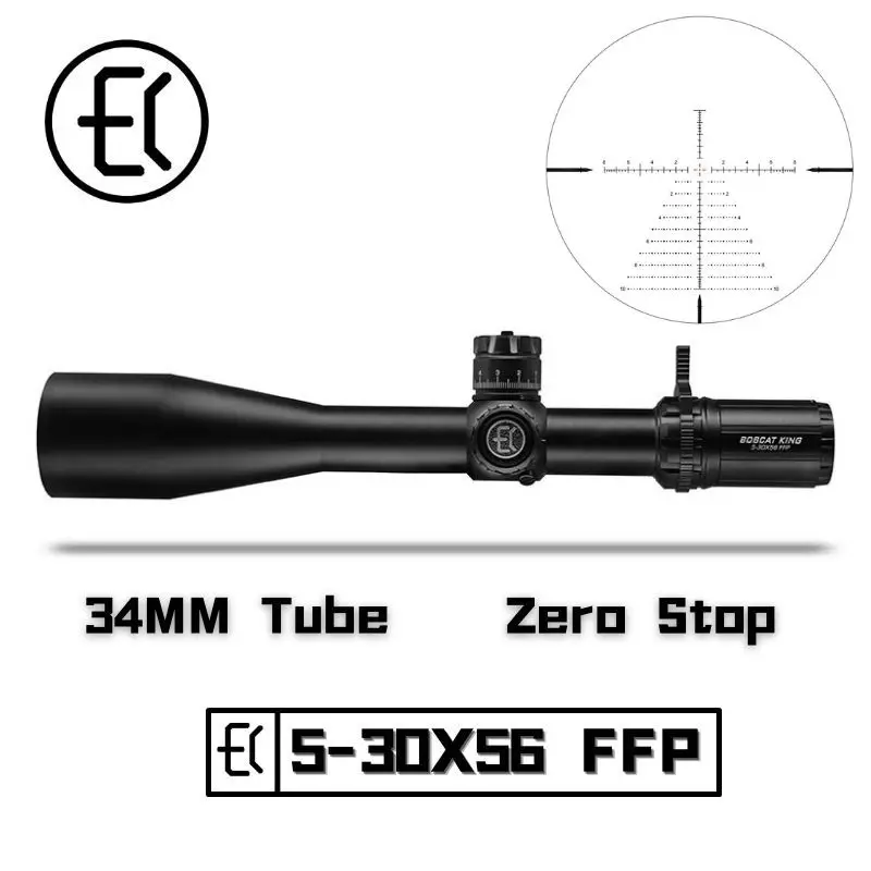 ED 5-30x56 FFP тактический прицел высокого качества дальнего действия снайперский охотничий с 34 мм трубкой нулевой остановки первой Фокальной плоскости