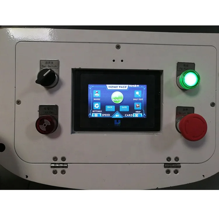 Magnetic QR Code Guding AGV Automatic Warehouse Robot Automated Guided Vehicle