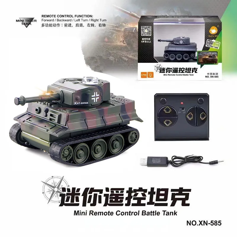Мини-Радиоуправляемый бак HOSHI Happycow 777-215 77-585 1: 72