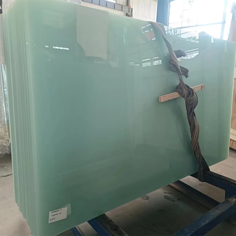 1830x2440mm 6.38mm 6.76mm opal color pvb laminated glass used in building window