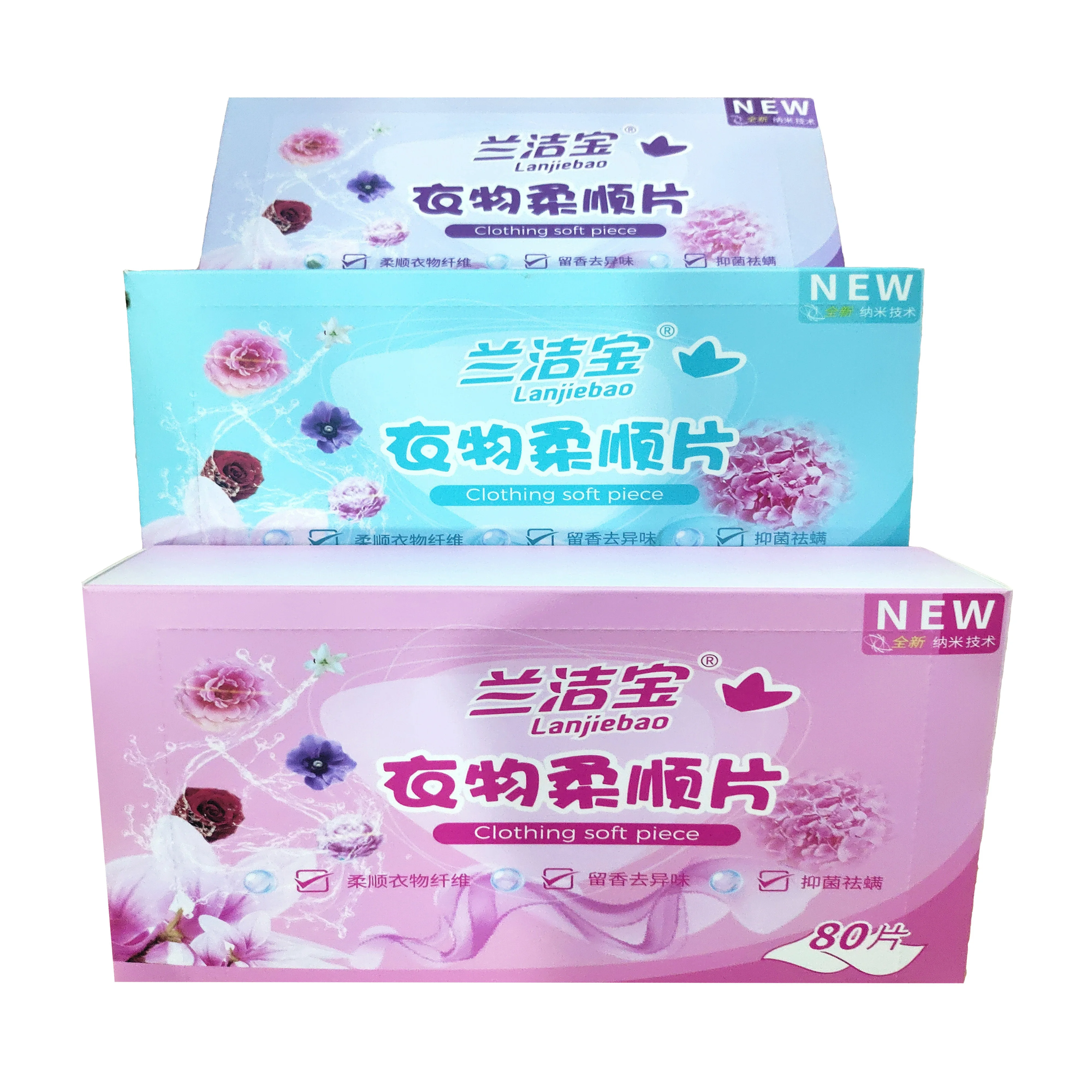 Best Selling Harmless Fabric Softener Sheet Nonwoven Detergent Sheet New Type Private Label Laundry Dryer Sheets
