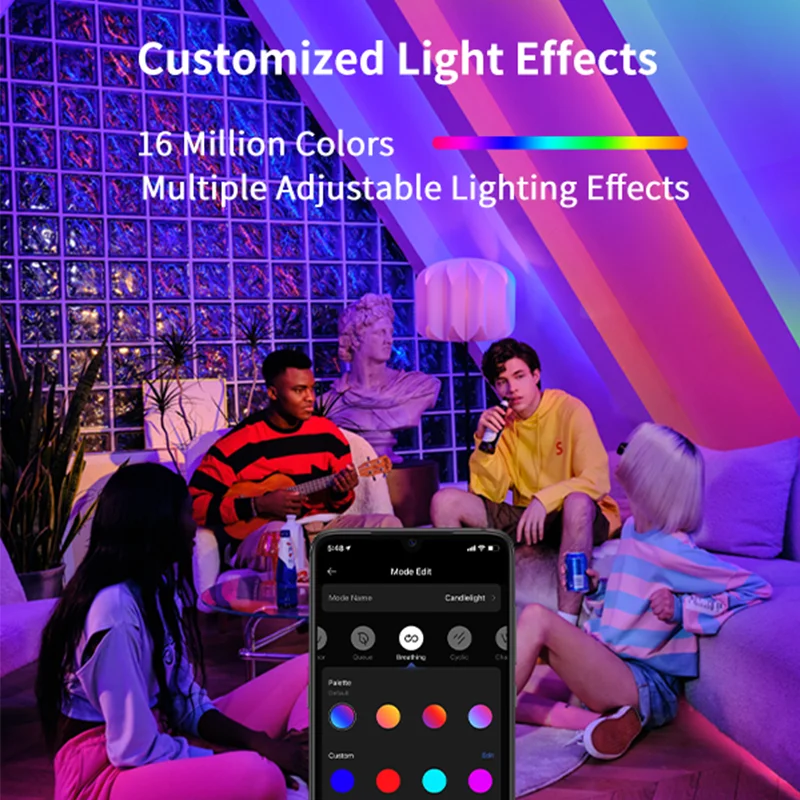 YEELIGHT led light RGBIC strip smart LED light strip tv light smart led strip Game Sync Razer Chroma Homekit Support App Control