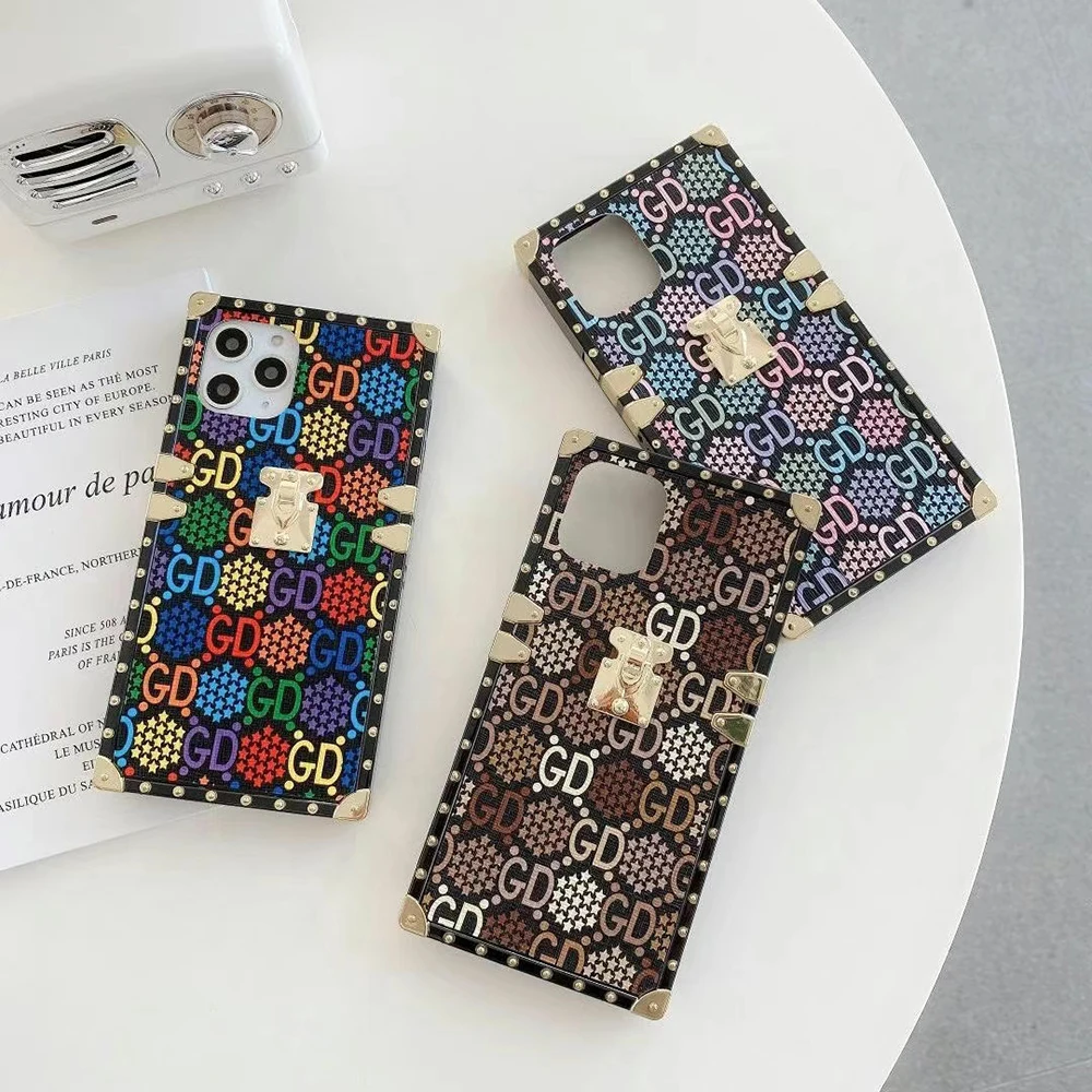 Защитный чехол для Iphone 12/ 12pro, оптовая продажа с фабрики, чехол из искусственной кожи, брендовый Модный чехол для девочек, персонализированный Чехол для телефона