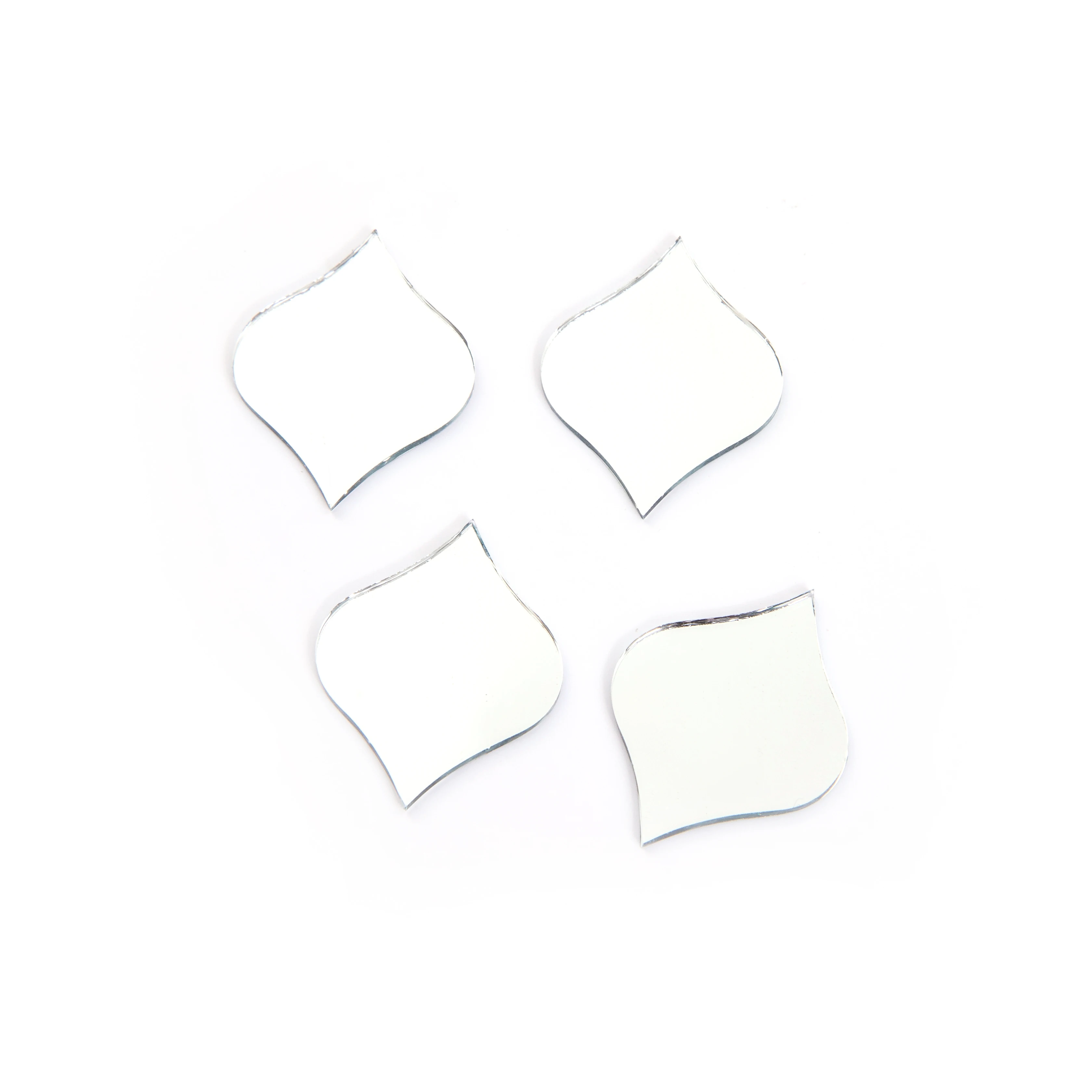 Factory wholesale custom small round mirror mosaic custom special-shaped mirror art glass decorative glass mirror