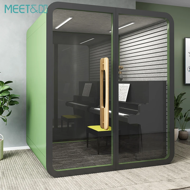 Modern Modular Large Prefab Office Acoustic Cabin Private Soundproof Office Meeting Pod Indoor