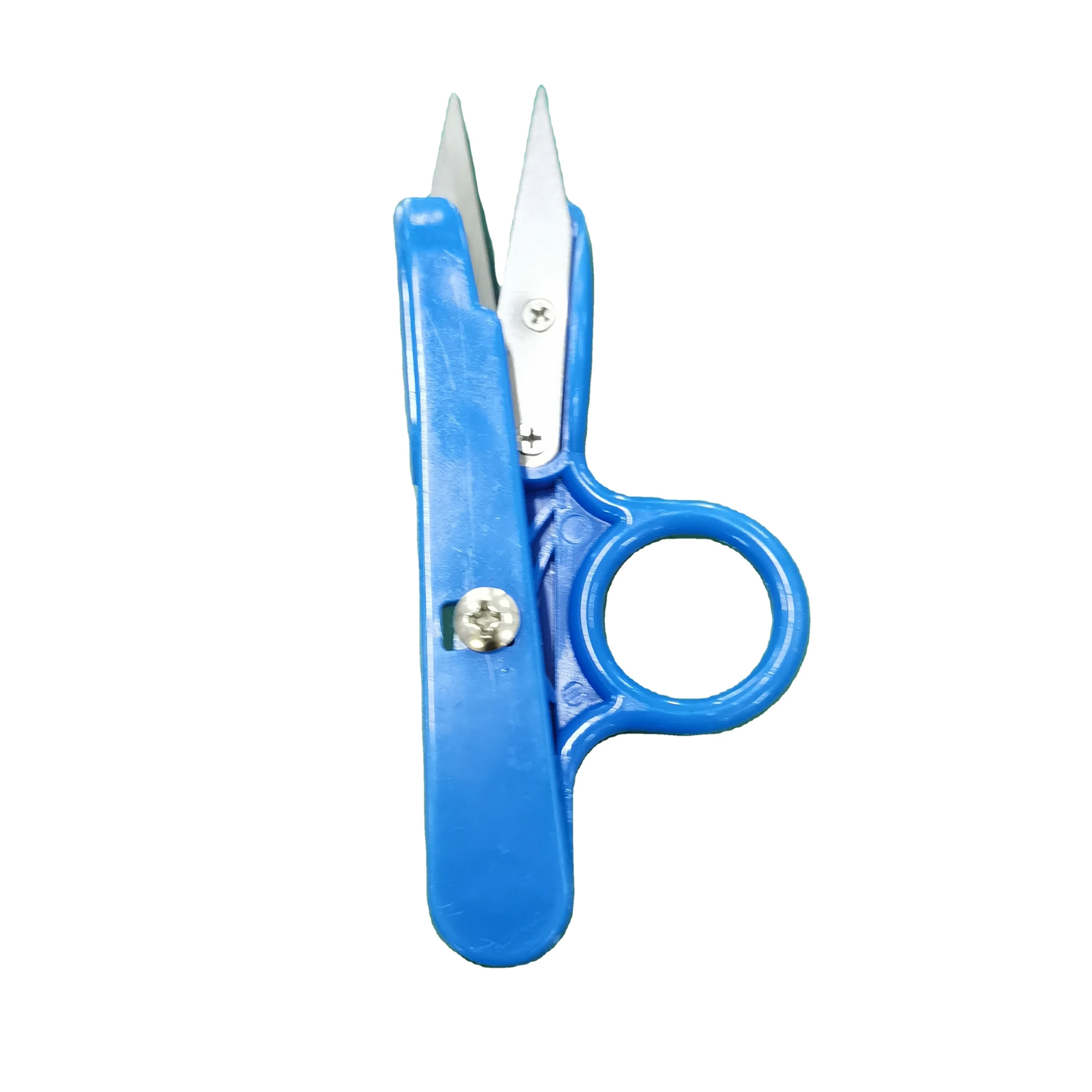 Stainless Steel Mini Yarn Scissor with PP Handle Thread Snips Trimming Nipper Embroidery Cross Stitch Craft Needlework Scissors