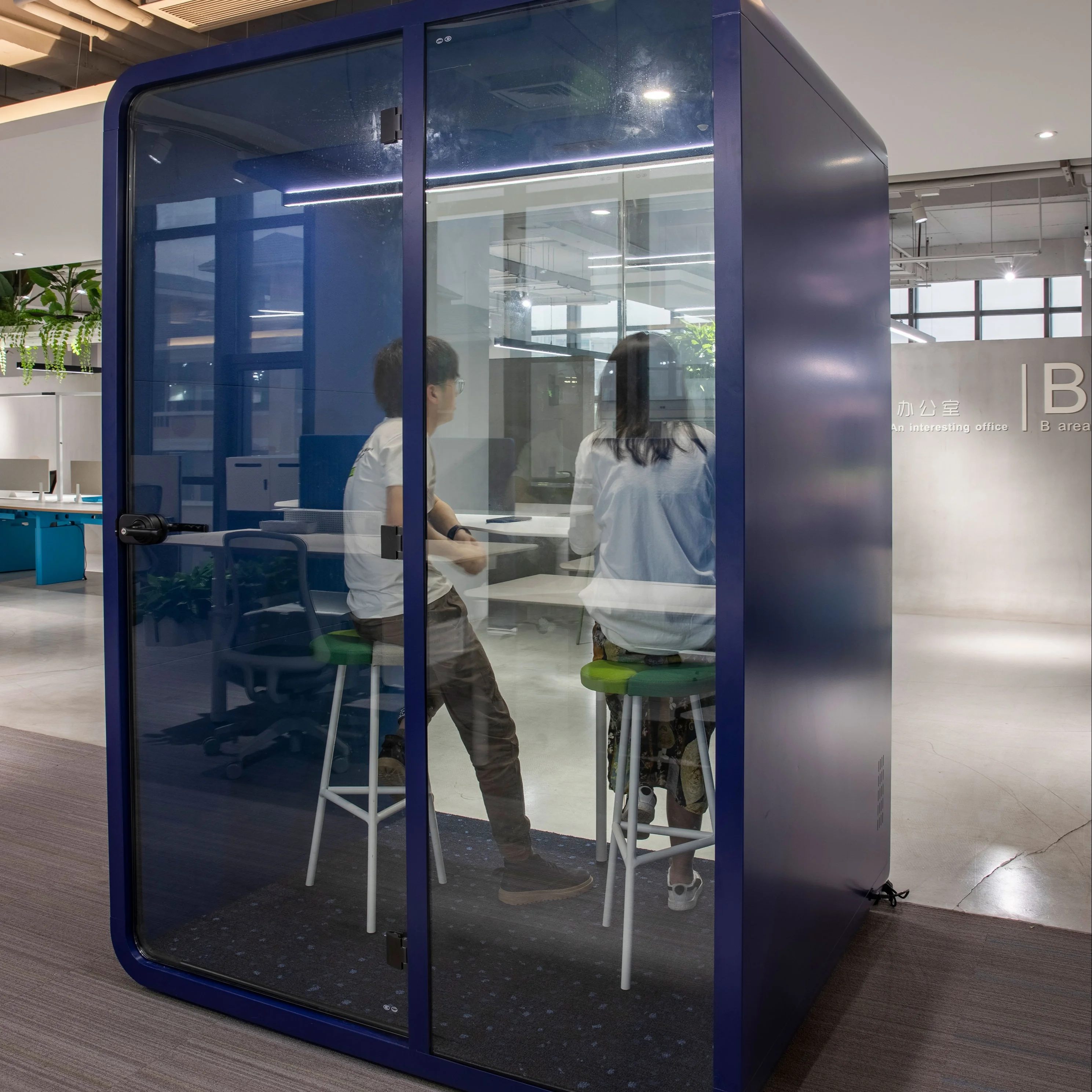 Офисная мебель вокальная будка Портативная звуковая для студии звукозаписи акустическая Звуконепроницаемая телефонная