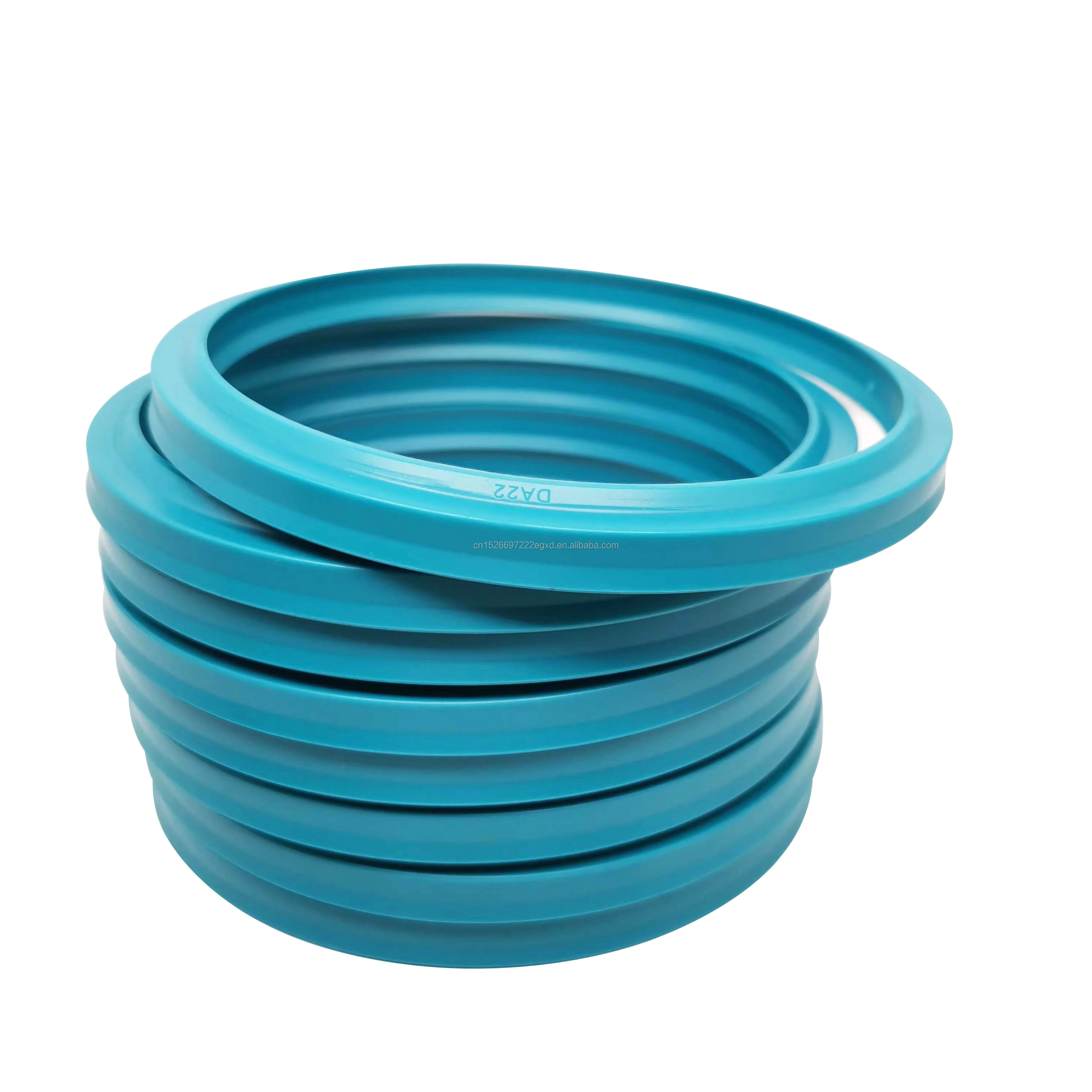 High quality PU material DA22 scraper double acting dust ring made of polyurethane rubber scraper ring