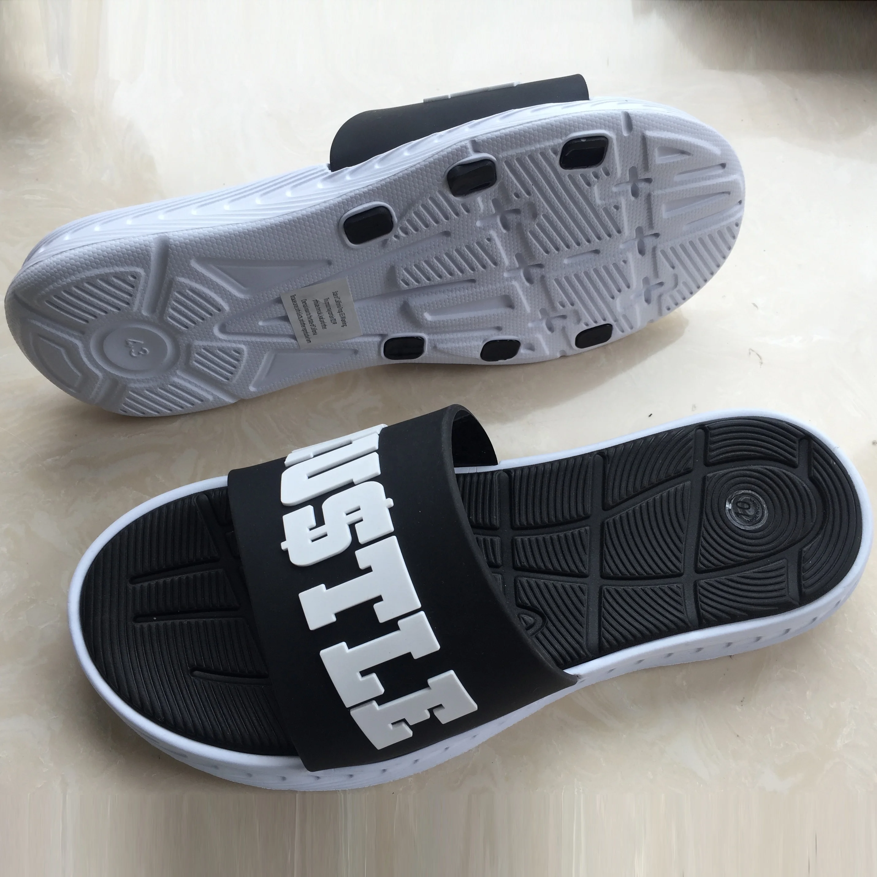 mens slides slippers custom logo, custom men slides footwear sandal, high quality beach custom slides for men