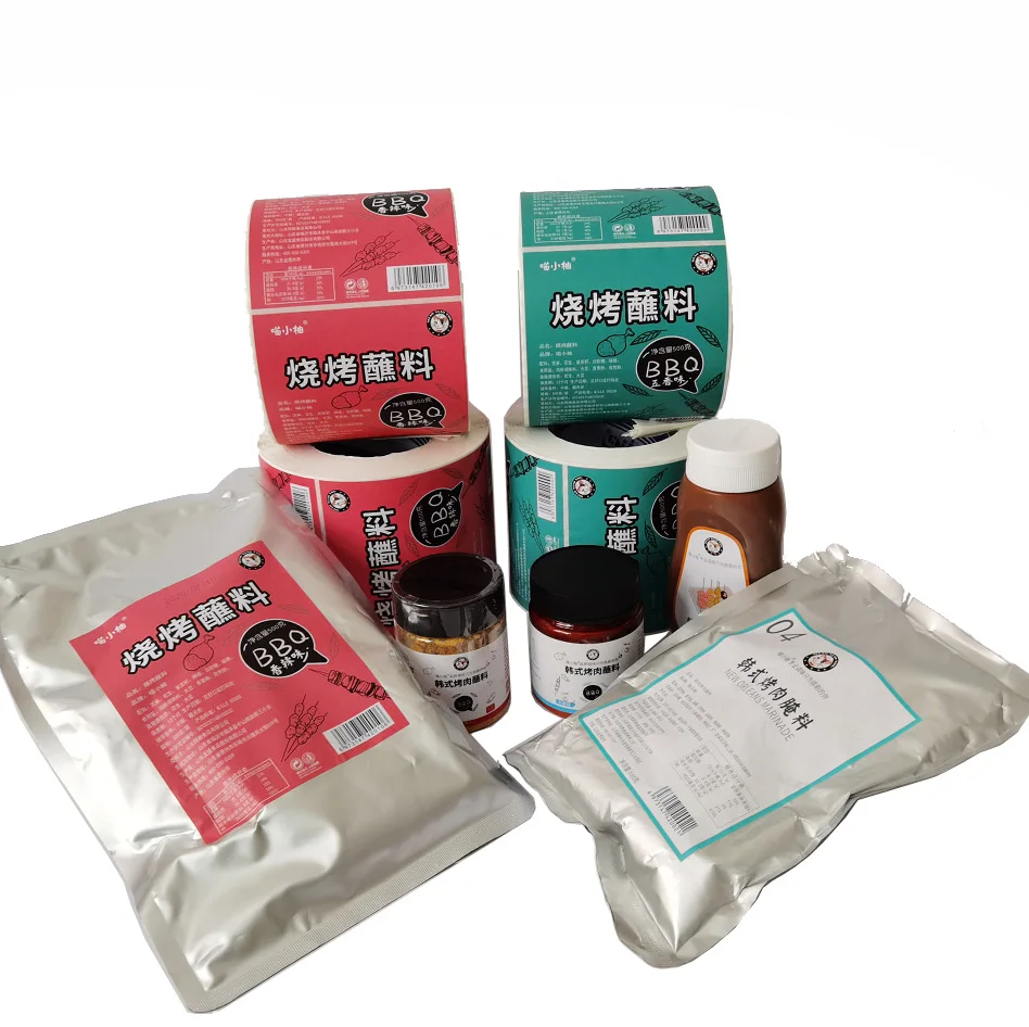 Мануфактуры непосредственно упаковывает наклейки самоклеящиеся Стикеры металлический лейбл индивидуальной биркой этикетки для продуктов питания