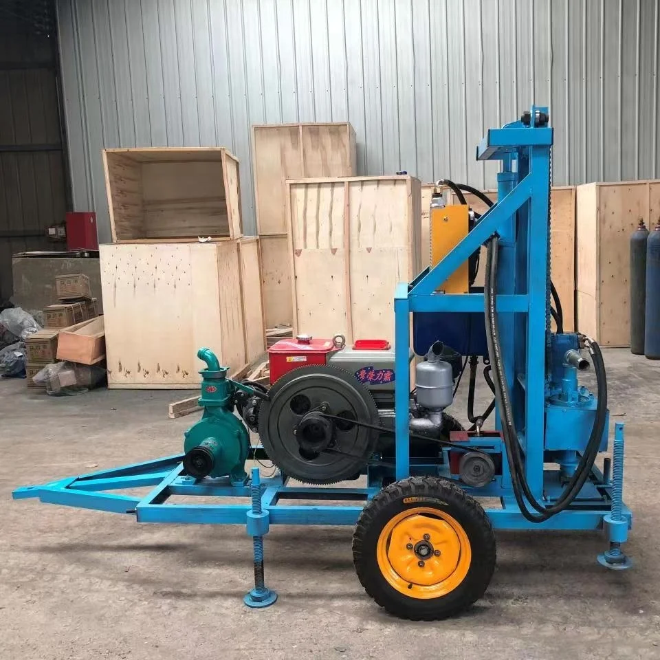 small borehole drilling equipment, water drilling machine for tube well