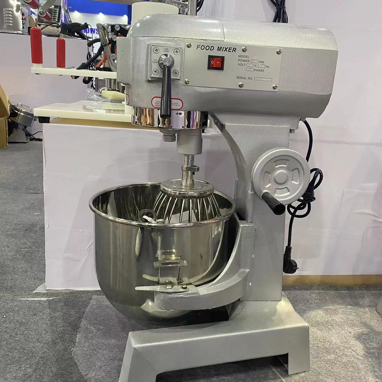 Stainless Steel Meat Mixer Cake Mixer Machine Blender Mixer With Copper Motor