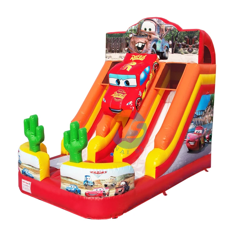 car  Inflatable Slide Dry Slides Wholesale New Design 055mm Pvc Tarpaulin Inflatable Dry Slide