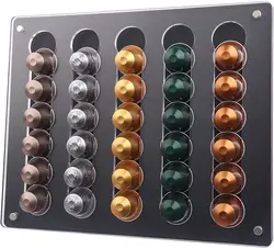 coffee capsule holder Storage Box Wall Mount Refrigerator  Cupboard Storage Rack for Coffee Capsules