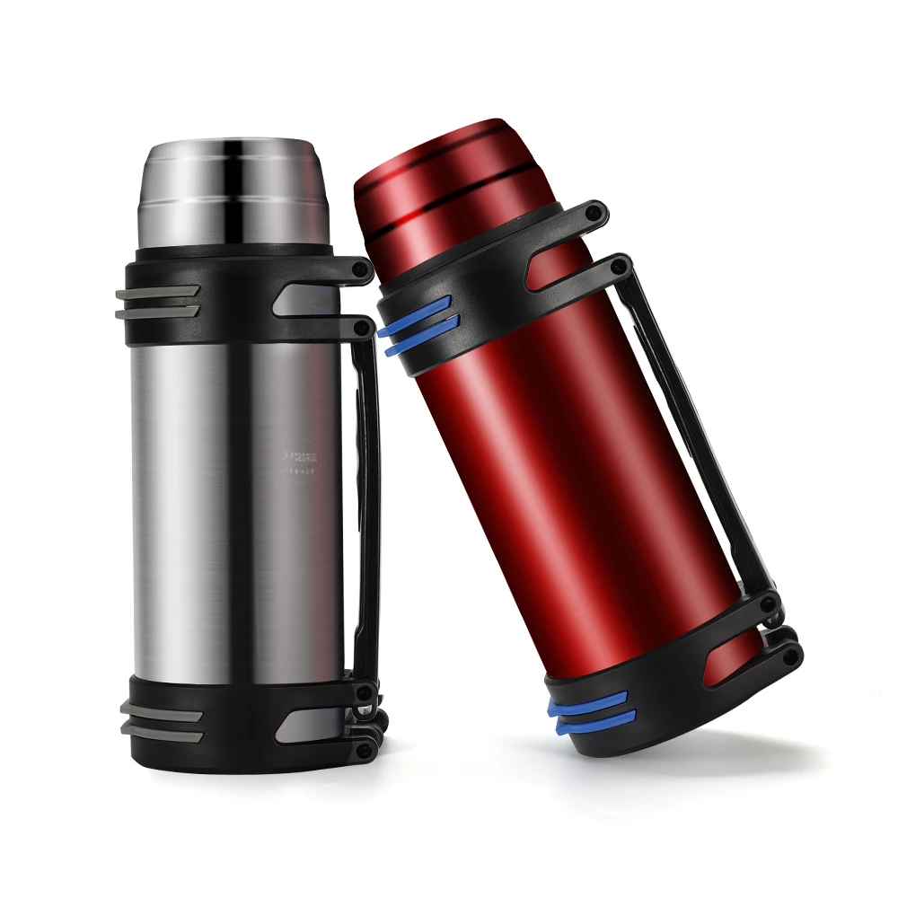2L NEW Product Large Capacity stainless steel pot Double Wall vacuum flasks thermos pot with handle